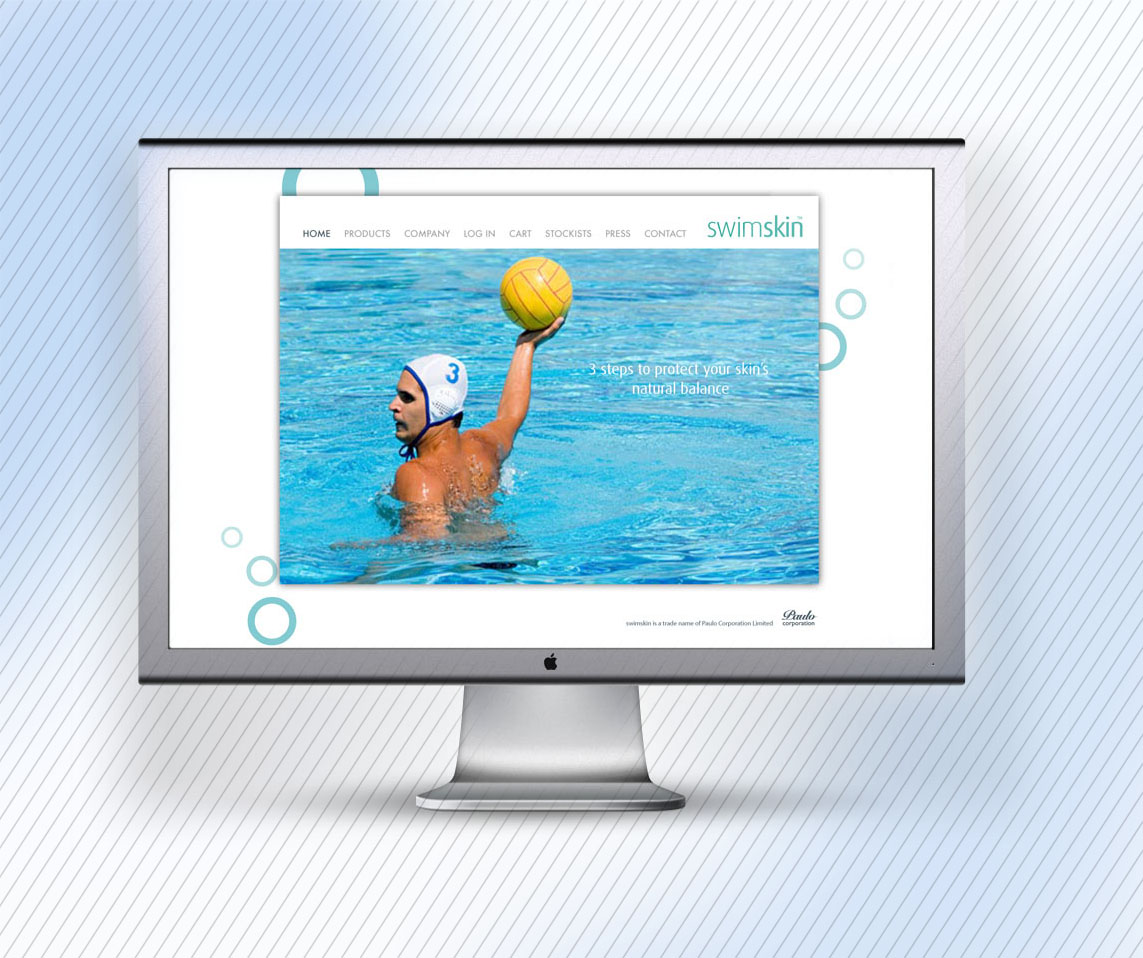 Website design for swimskin